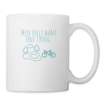 MowoT Fahrrad am Teich - Tasse - Weiß - Rechts