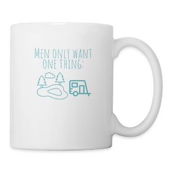 MowoT Wohnwagen am Teich - Tasse - Weiß - Rechts