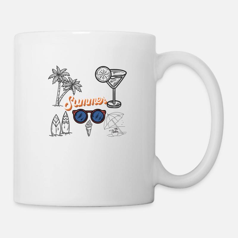 Summer - Tasse - Weiß
