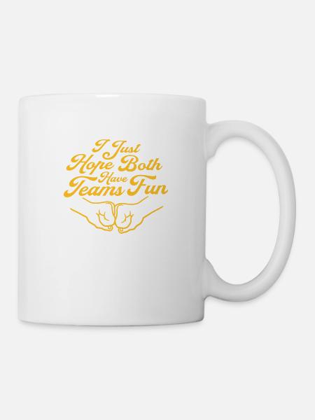 Both Teams Have Fun - Tasse - Weiß