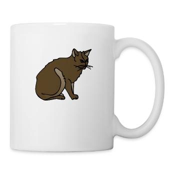 Chat - Mug blanc - blanc - Droite