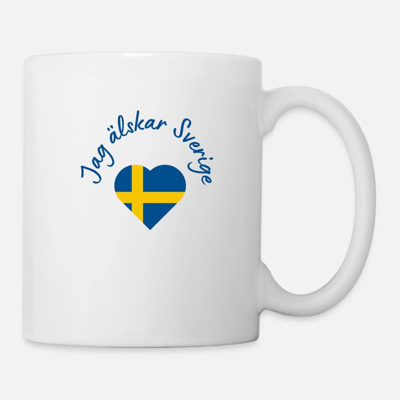 Jag älskar Sverige - Tasse - Weiß
