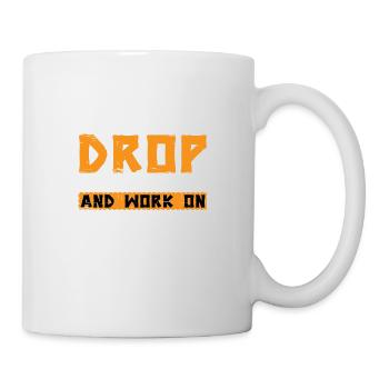 Laissez-moi tout laisser tomber et travailler sur votre problème 2 - Mug blanc - blanc - Droite