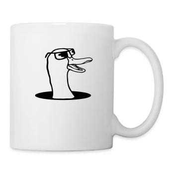 Hole Sunglasses Goose Bottom - Mug - white - Right