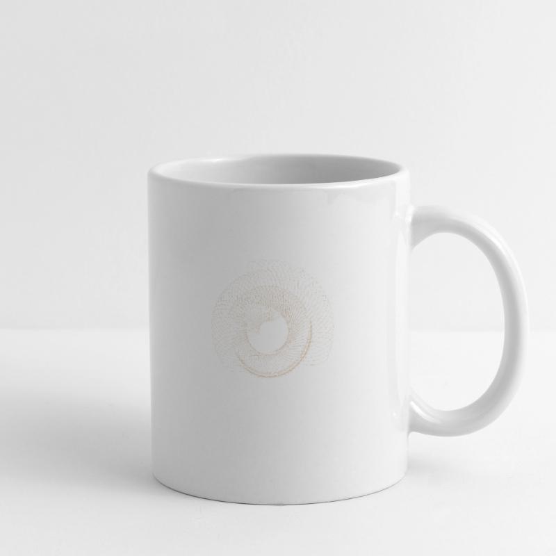 Conception de points abstraits Mug blanc