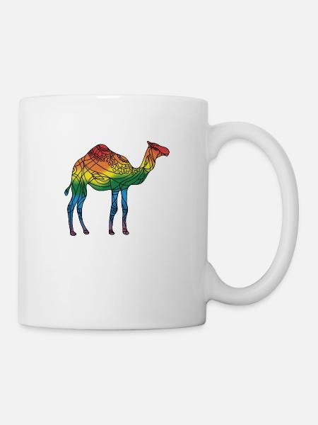 Kamel - Tasse - Weiß
