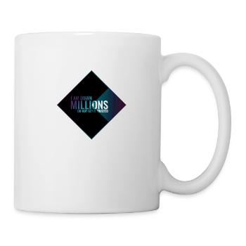 I Am Down Millions - Tile Shapes Black Purple Blue - Mug - white - Right