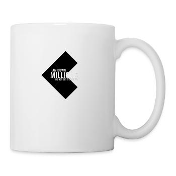 I Am Down Millions - Tile Shapes Black and White - Mug - white - Right
