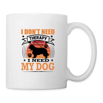 Cocker Spaniel Mein Hund Retro Vintage Hunderasse - Tasse - Weiß - Rechts