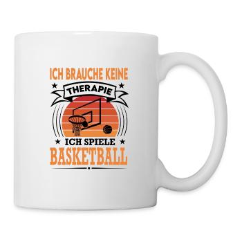 Basketball Spielen Verein Sport Retro Vintage - Tasse - Weiß - Rechts