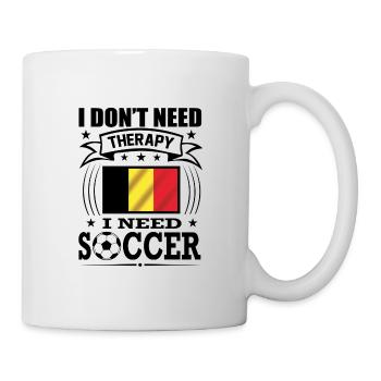 Belgium Soccer Football 2022 WM - Mug blanc - blanc - Droite