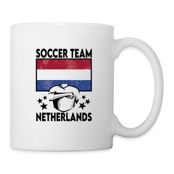 Netherlands Soccer Football 2022 WM - Mug blanc - blanc - Droite