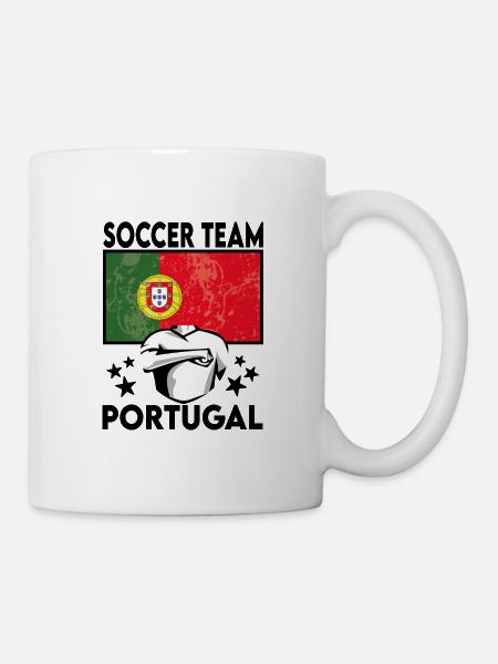 Portugal Soccer Football 2022 WM - Mug blanc - blanc