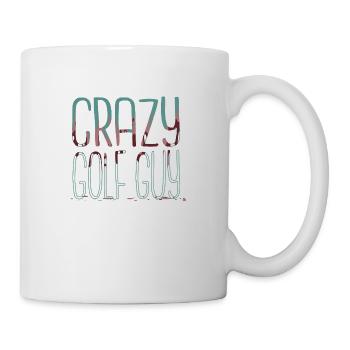 golfgift golfclock golfking golf ball golfer - Mug - white - Right