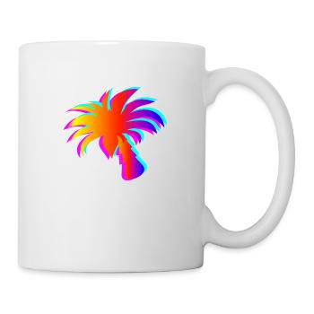 Electric Palms : des vibrations de fête vibrantes - Mug blanc - blanc - Droite