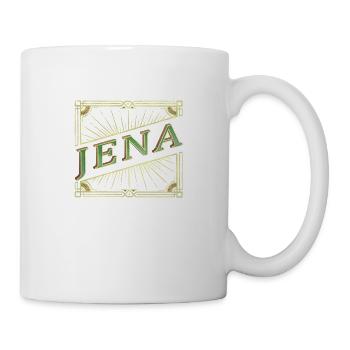 Jena Germany City Font Vintage Retro - Mug - white - Right