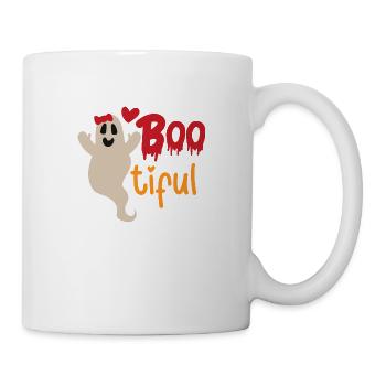 Halloween Assez Fantôme Boo-tiful Drôle Mignon - Mug blanc - blanc - Droite