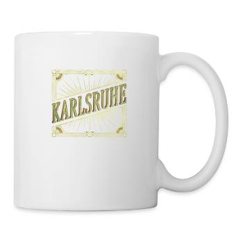 Karlsruhe Allemagne City Font Vintage Rétro - Mug blanc - blanc - Droite