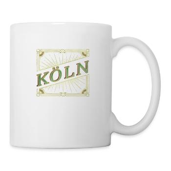 Cologne Allemagne City Font Vintage Retro - Mug blanc - blanc - Droite