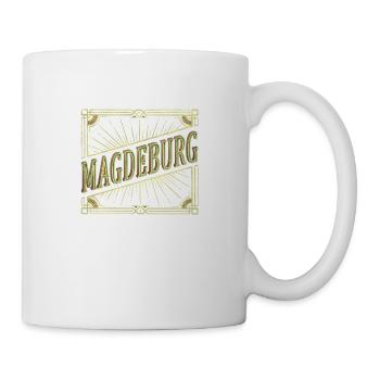 Magdebourg Allemagne City Font Vintage Retro - Mug blanc - blanc - Droite