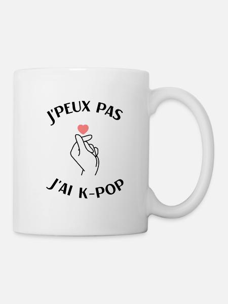 J'peux pas j'ai k-pop cadeau humour kpop - Mug blanc - blanc