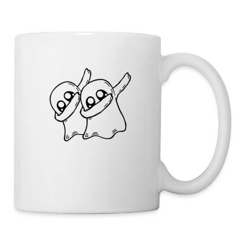 Équipe 2 Dabbing Ghosts - Mug blanc - blanc - Droite