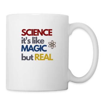 Science Its Like Magic But Real Vintage - Mug - white - Right