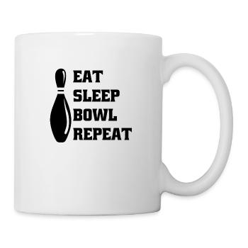 Bowling Kegel Bowler Bowling Gift Bowling Ball - Mug - white - Right