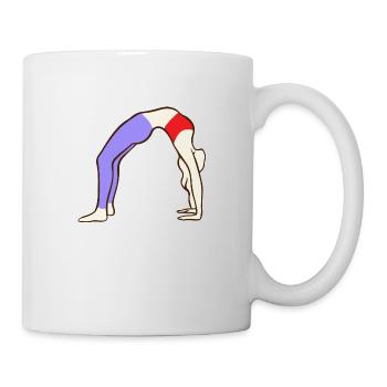 But First Pilates Fitness Exercise - Mug - white - Right