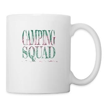 birthday present camping hoodie camping men - Tasse - Weiß - Rechts