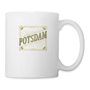 Potsdam Germany City Font Vintage Retro - Mug - white - Right