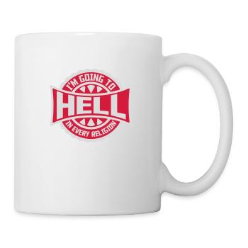 Aller en enfer - Mug blanc - blanc - Droite