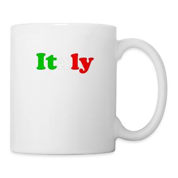 Italy - Tasse - Weiß - Rechts