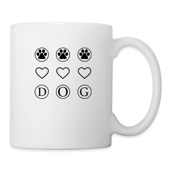 Chien de chasse - Mug blanc - blanc - Droite
