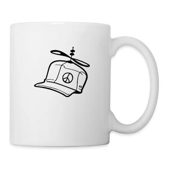 Cap "Peace" - Tasse - Weiß - Rechts