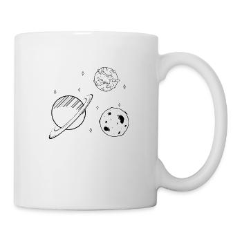 Space Planets - Tasse - Weiß - Rechts