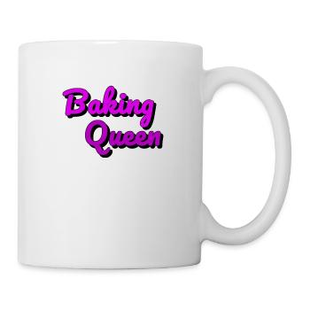 Baking Queen - Tasse - Weiß - Rechts