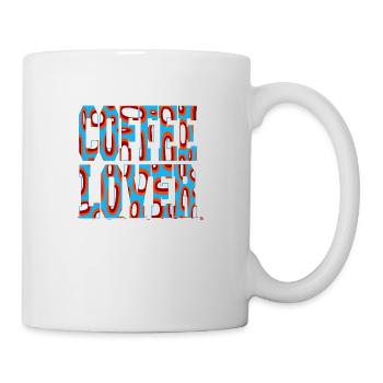 statement drinking tired coffeebean sayings bday - Tasse - Weiß - Rechts
