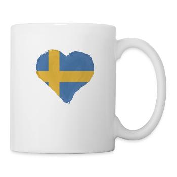 Sweden flag Scandinavia Swedish flag - Mug - white - Right