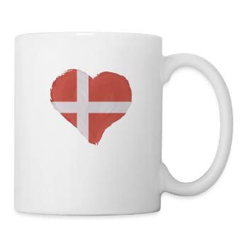 Denmark Flag Scandinavia Danish Flag Travel - Mug - white - Right