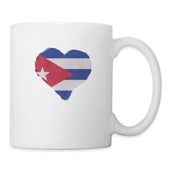 Drapeau de Cuba Caraïbes Vacances Cuba Voyage La Havane - Mug blanc - blanc - Droite