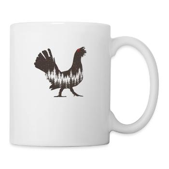 Auerhahn - Tasse - Weiß - Rechts