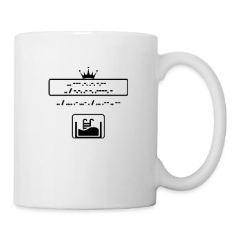 T shirt Sorry I can't i have swim EN - Mug blanc - blanc - Droite
