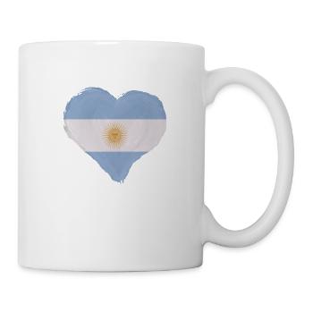 Drapeau de l’Argentine Amérique du Sud Drapeau argentin - Mug blanc - blanc - Droite