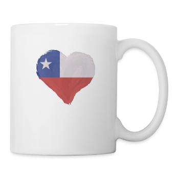 Chili Drapeau Amérique du Sud Drapeau chilien Vintage - Mug blanc - blanc - Droite