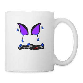 Zusammenfassung eines Gesichts v2 00 - Tasse - Weiß - Rechts