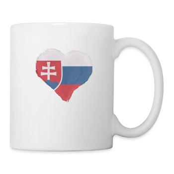 Slovakia flag vintage Slovak flag homeland - Mug - white - Right