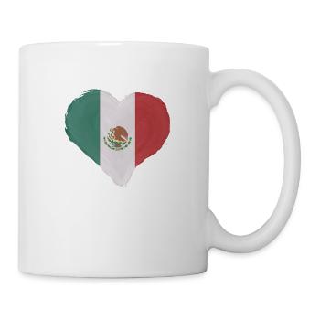 Drapeau du Mexique Drapeau mexicain Mexique Amérique du Sud - Mug blanc - blanc - Droite
