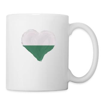 Sachsen Flagge Sächsische Fahne Ossi Urlaub SN - Tasse - Weiß - Rechts