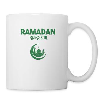 Ramadan Kareem Moschee Muslim Geschenkidee - Tasse - Weiß - Rechts